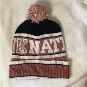 Pink Nation Beanie w/Pompom